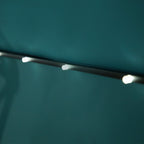 Parasol de terrasse lumineux à énergie solaire de 3 m avec pied