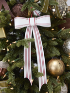 Ornement nœud rayé 