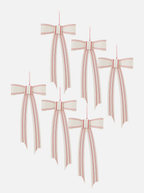 Ornement nœud rayé 