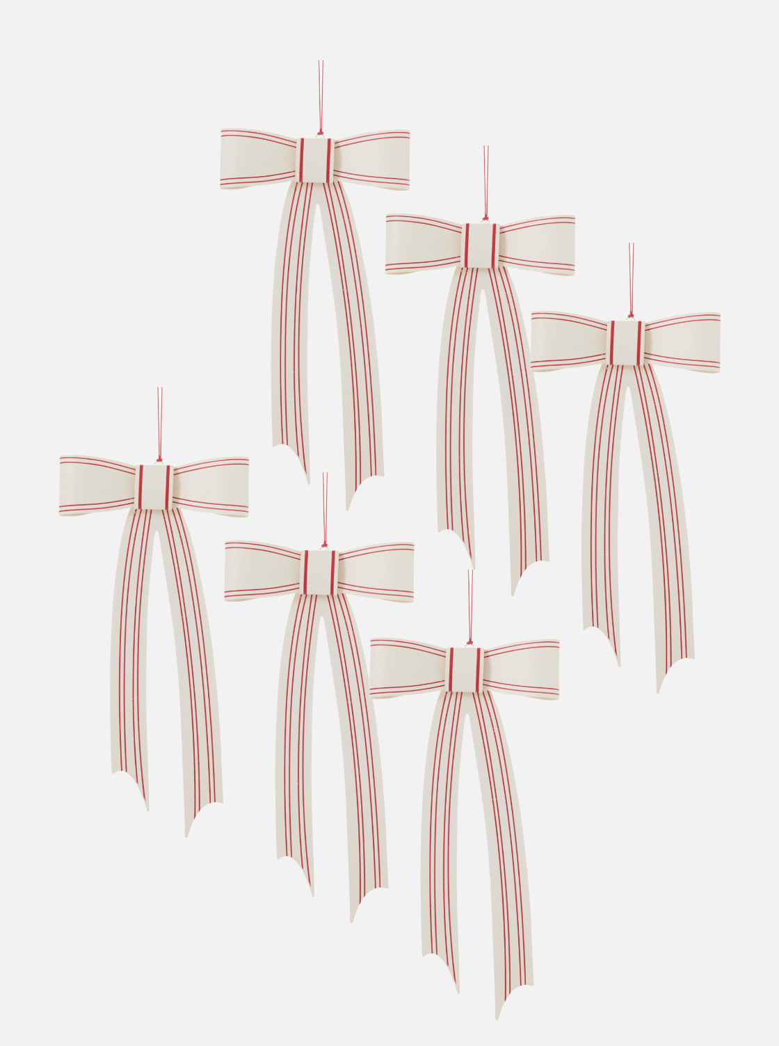 Ornement nœud rayé 