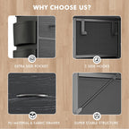 Commode haute en tissu à 12 tiroirs pour chambre à coucher