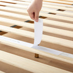 Cadre de lit plateforme classique en bois massif de 12 pouces