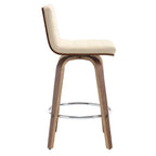 Tabourets de bar/comptoir pivotants en similicuir 26/29, lot de 2/3