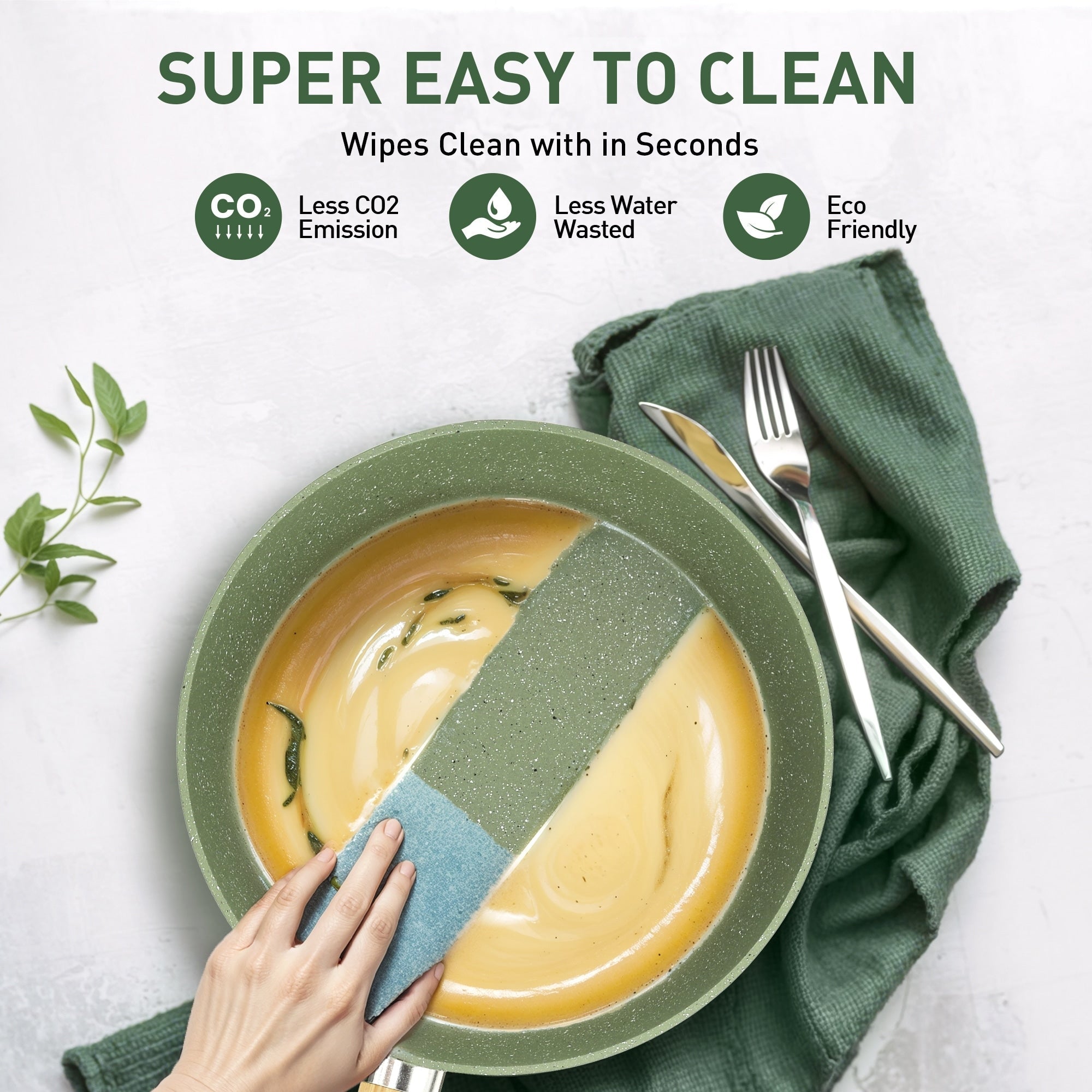 Ensemble de 30 pièces de batterie de cuisine en granit, comprenant casseroles et poêles antiadhésives.