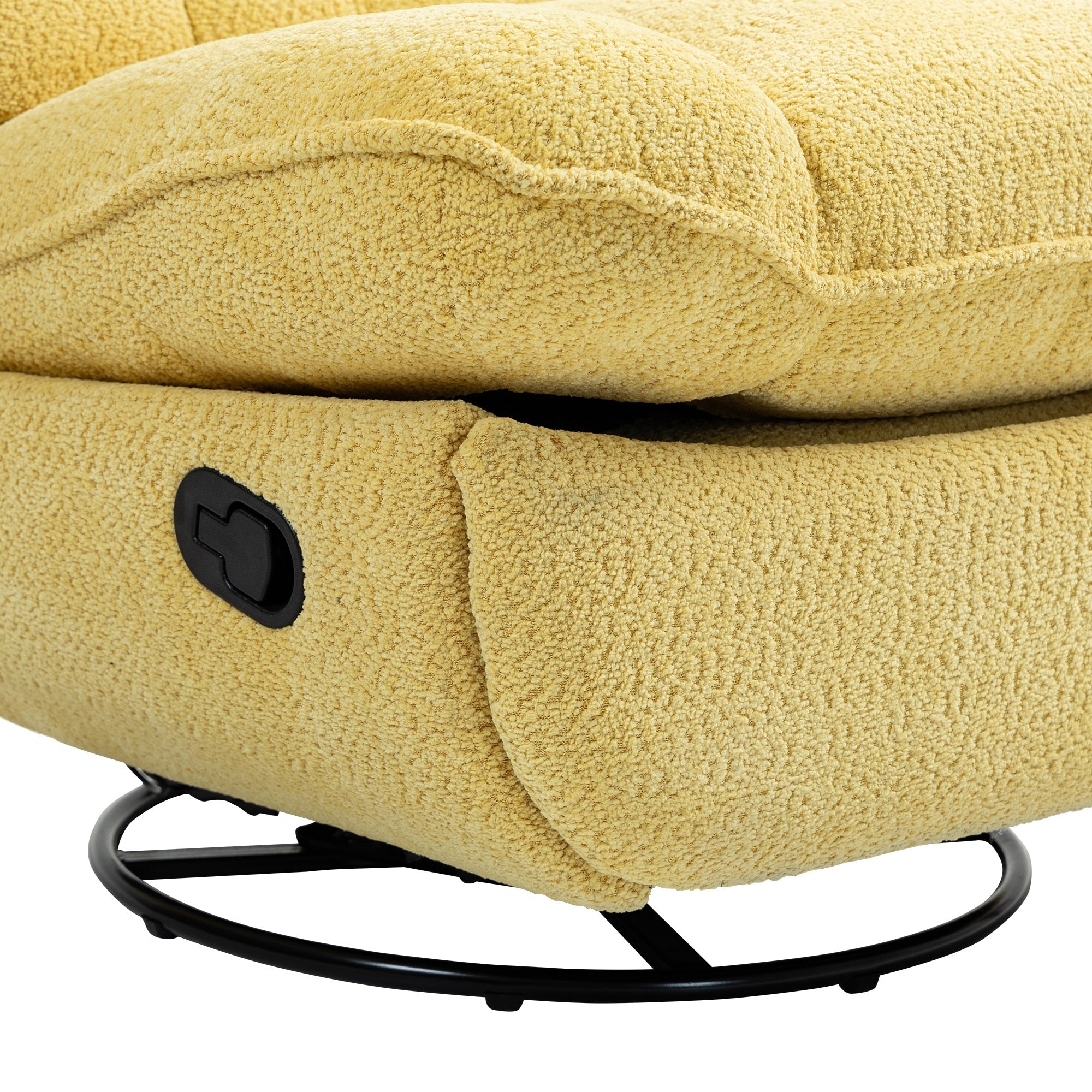 Ensemble de 2 fauteuils inclinables pivotants à 360 degrés