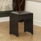 Ensemble coiffeuse de 100 cm de large avec tabouret et miroir.