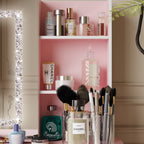 Ensemble coiffeuse de 100 cm de large avec tabouret et miroir