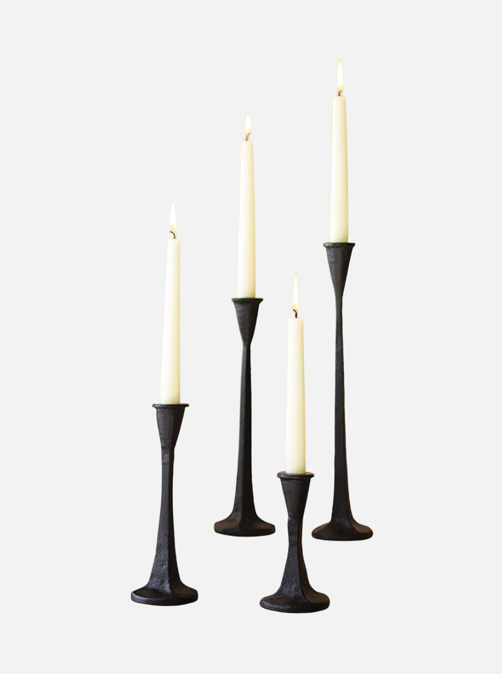 Supports coniques en fonte | Lot de 4