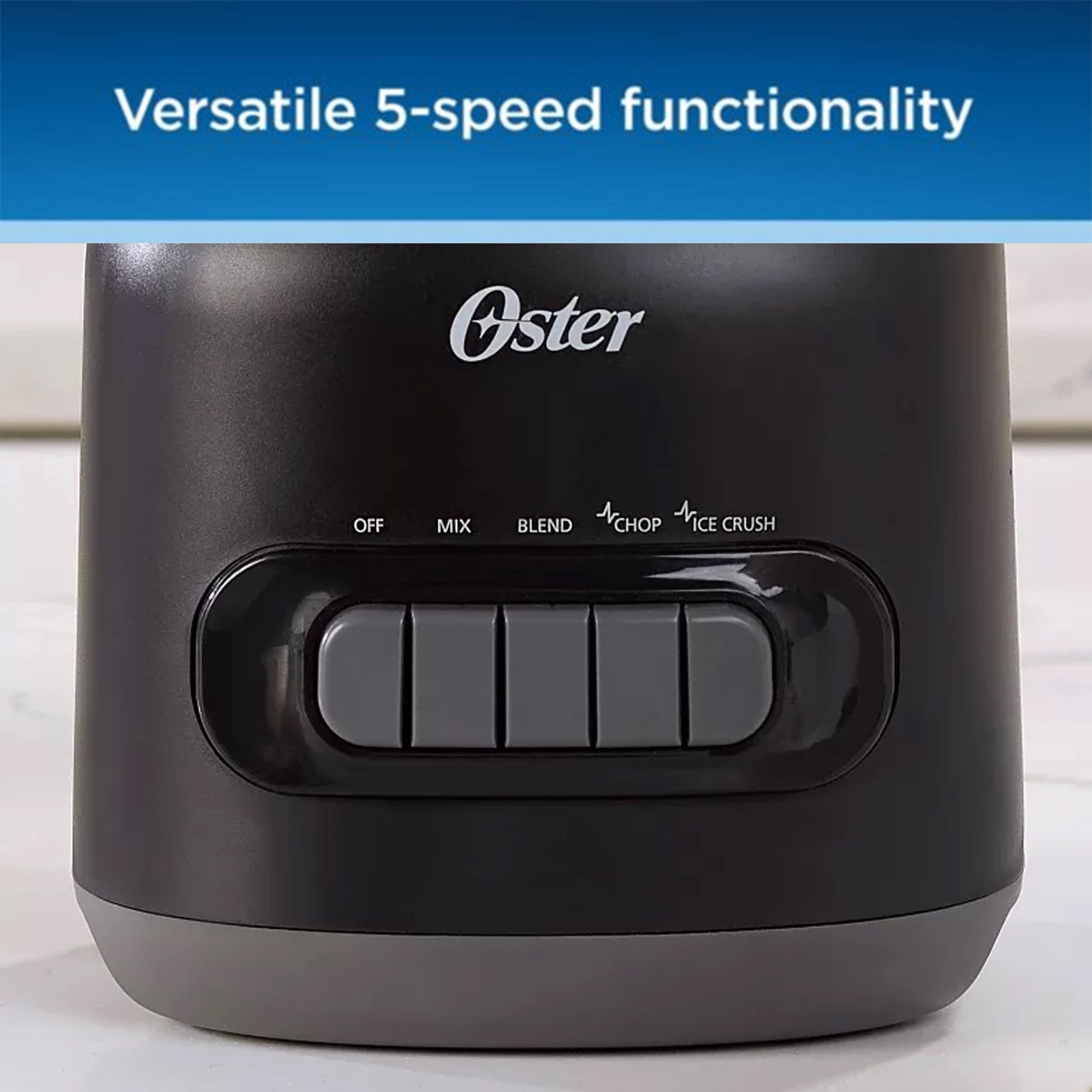 Mélangeur à 5 vitesses, bol en plastique de 6 tasses, 700 watts - 6 tasses