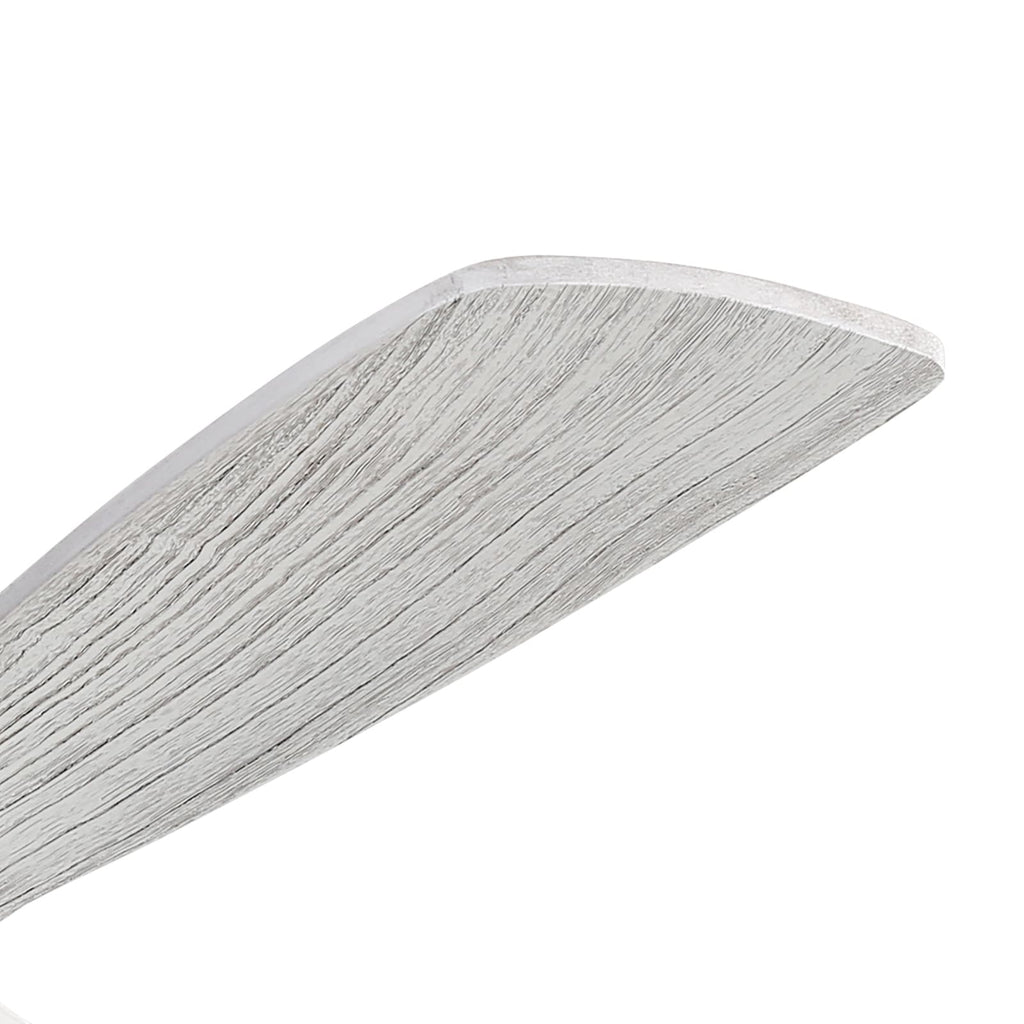 Ventilateur de plafond moderne de 132 cm (52 ​​pouces) en bois massif et ABS avec télécommande (sans éclairage), 6 vitesses de ventilation et flux d'air réversible.