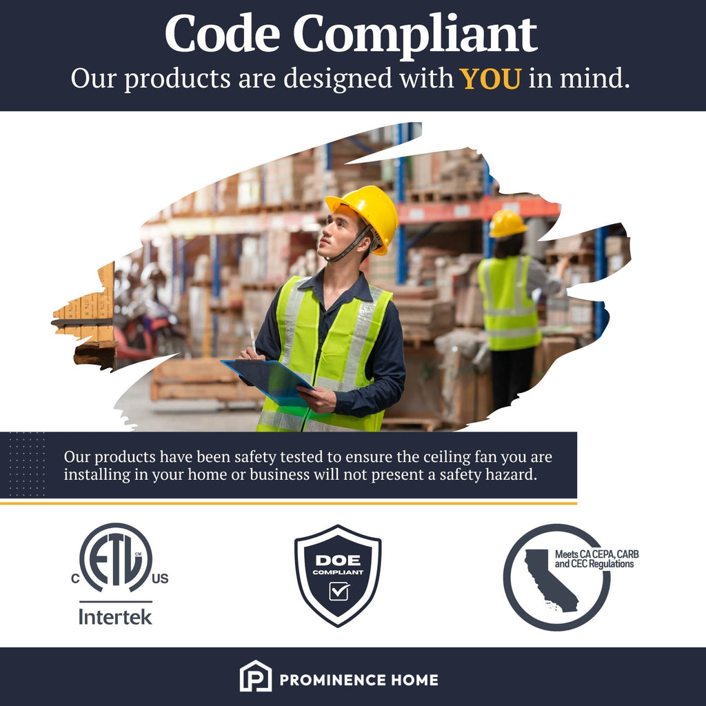 Ventilateur de plafond LED style ferme 52 pouces Prominence Home Sivan Bronze avec télécommande et éclairage