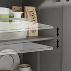 Buffet blanc laqué de style moderne et contemporain du milieu du siècle, 150 cm