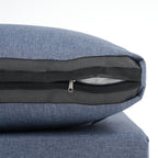 Ensemble de sièges d'extérieur modulables 6 personnes avec coussins