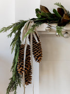 Guirlande décorative en verre mercurisé de 1,8 m