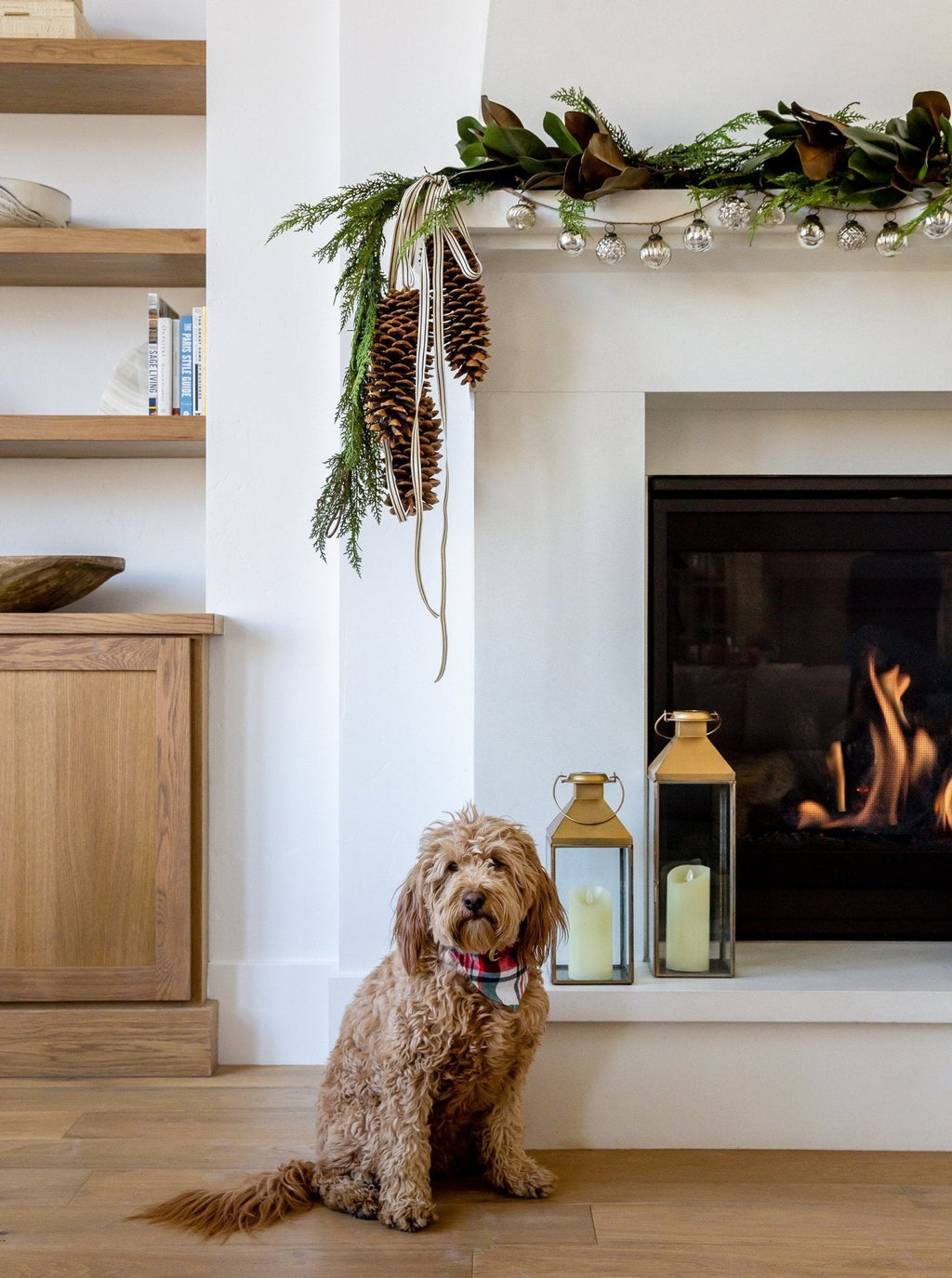 Guirlande décorative en verre mercurisé de 1,8 m