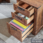 Bureau d'angle en bois style ferme, 60 pouces, pour ordinateur