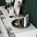 Commode d'appoint 63W à 9 tiroirs pour salon ou chambre