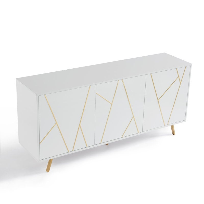 Buffets et vaisseliers en bois de 63 po de largeur - Meuble de rangement