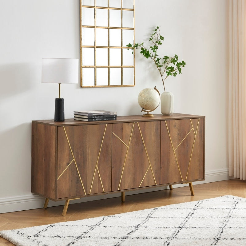 Buffets et vaisseliers en bois de 63 po de largeur - Meuble de rangement