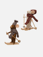 Décorations de souris en feutre