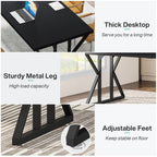 Bureau de direction de 70,8 pouces, grand bureau d'ordinateur, poste de travail