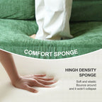 Canapé-lit convertible rembourré 70,87, fauteuil convertible, canapé de sol confortable pour salon, chambre, tissu chenille