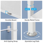 Bibliothèque industrielle 71, étagère à 6 niveaux en bois brun rustique, étagères ouvertes