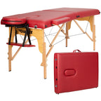 Table de massage portable de 213 cm (84 po) de long, réglable, pour le visage, les soins spa et les tatouages, avec sac de transport.