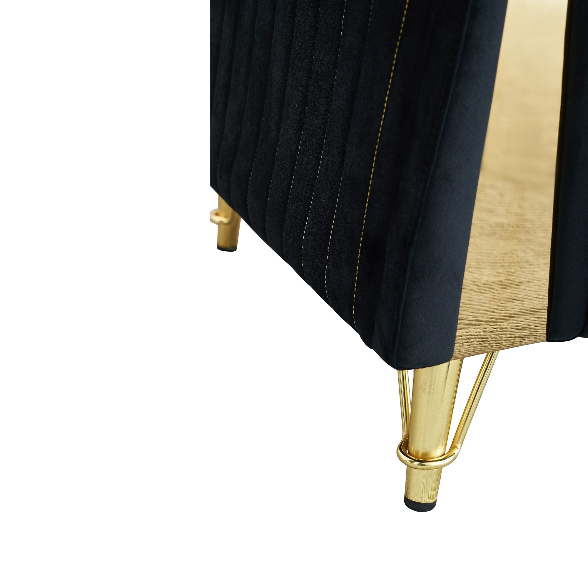 Canapé 3 places en velours 89 avec deux coussins d'assise et deux coussins décoratifs