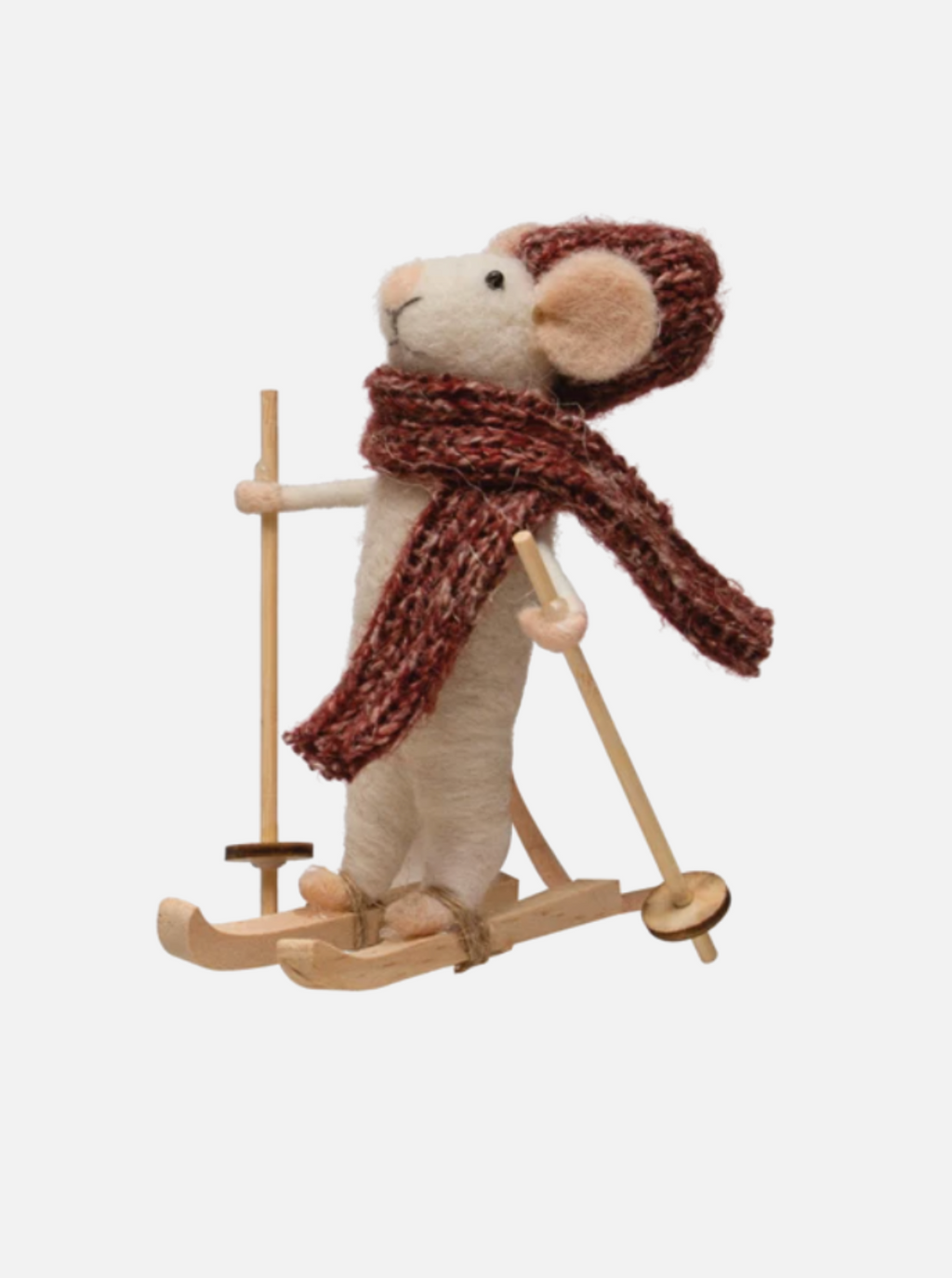 Décorations de souris en feutre