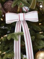 Ornement nœud rayé 