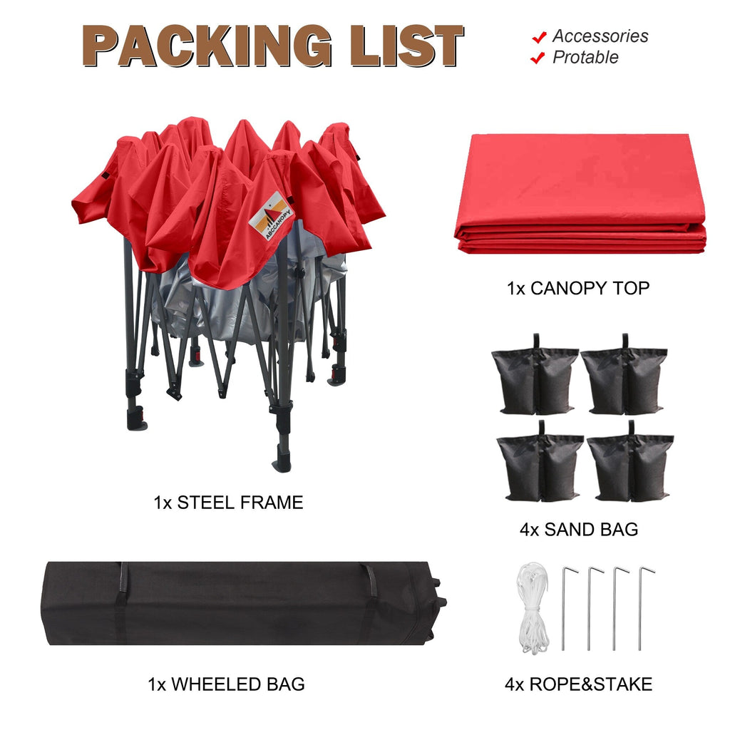 ABCCANOPY Tente-auvent résistante et facile à monter, tente d'extérieur