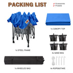 ABCCANOPY Tente-auvent résistante et facile à monter, tente d'extérieur