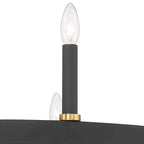 Lustre Acroma moderne à 20 lumières, style ferme, rond, 40 po, en forme de roue de chariot, homologué UL.