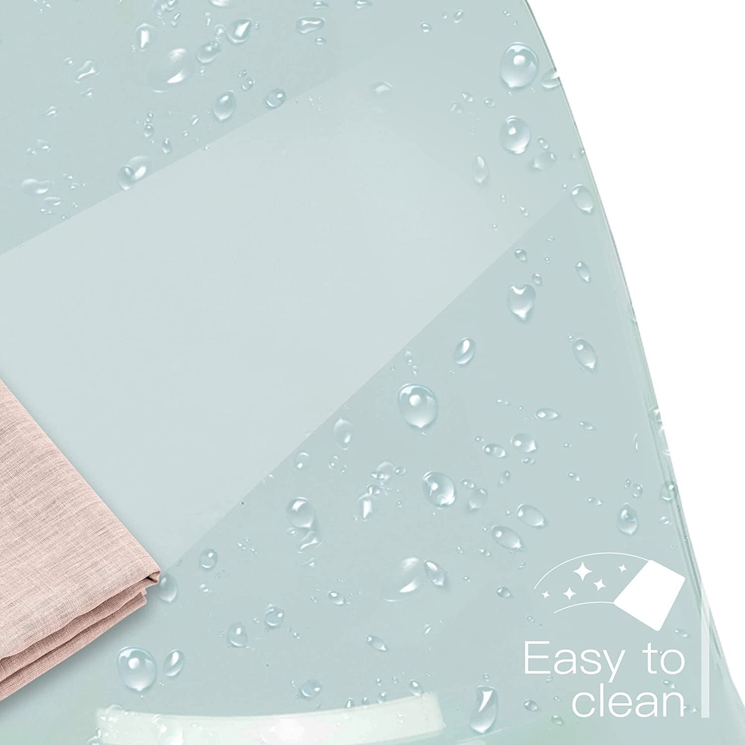 Chaise de bureau à roulettes pivotante en acrylique, sans accoudoirs et réglable en hauteur