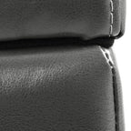 Banc coffre de rangement en cuir reconstitué Adeco 50