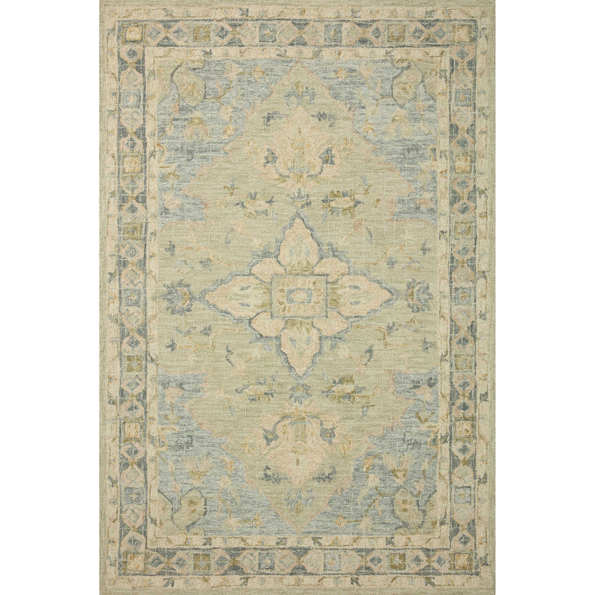 Tapis en laine traditionnel à mosaïque, noué à la main, Alexander Home