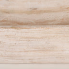 Bol oblong extra large Athena en bois recyclé noir-brun - 26,0 cm (L) x 10,0 cm (l) x 7,0 cm (H)