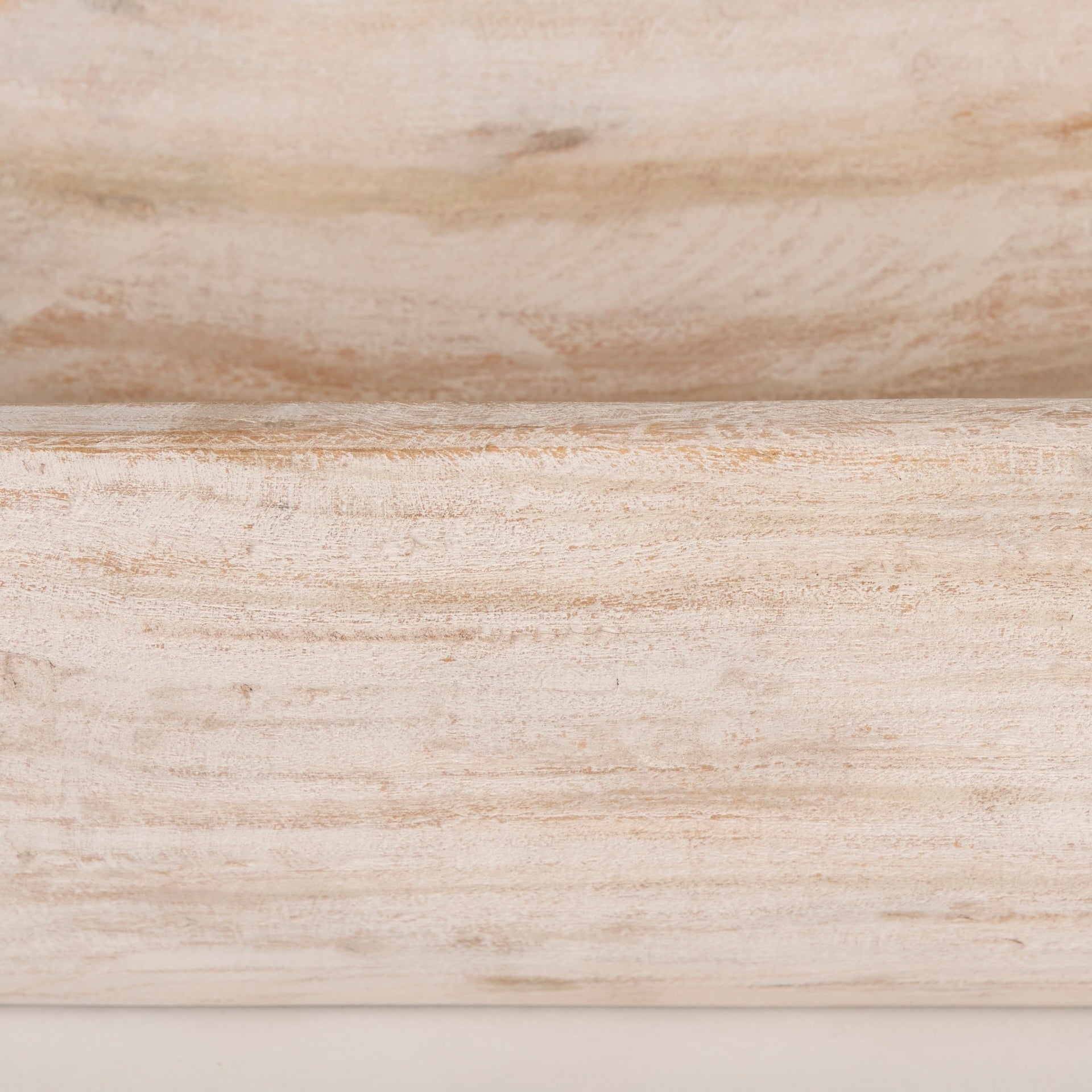 Bol oblong extra large Athena en bois recyclé noir-brun - 26,0 cm (L) x 10,0 cm (l) x 7,0 cm (H)