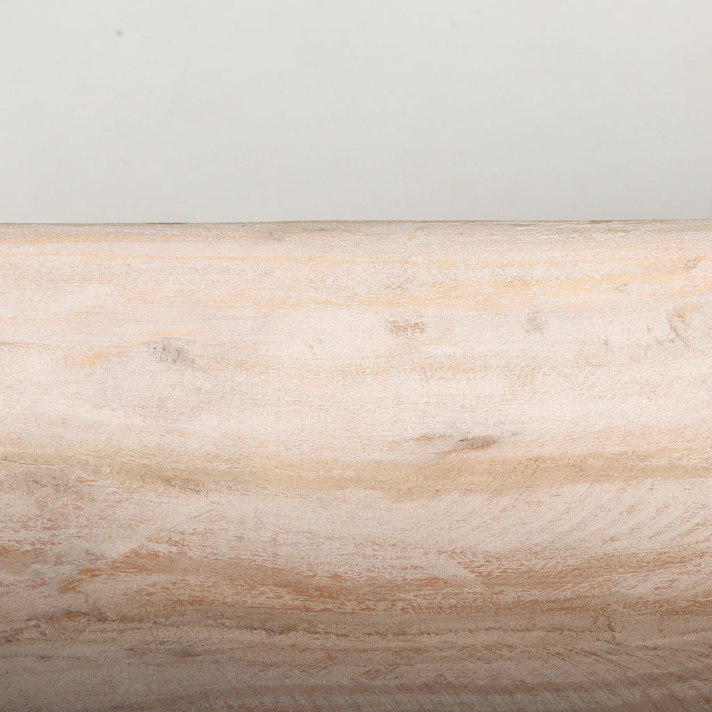 Bol oblong extra large Athena en bois recyclé noir-brun - 26,0 cm (L) x 10,0 cm (l) x 7,0 cm (H)