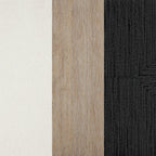 Tabouret de bar bohème Beacon en boucle, chaise de comptoir rembourrée avec structure en bois massif et dossier en jonc de mer tressé