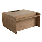 Meuble-lavabo Beingnext 24/30/36 avec vasque, meuble-lavabo autoportant avec porte à fermeture douce et étagère réglable