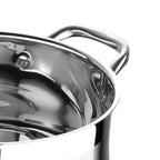 Ensemble de 12 pièces Bergner en acier inoxydable, compatible lave-vaisselle et induction