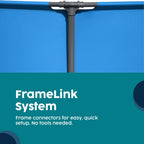 Piscine hors sol ronde Bestway Steel Pro MAX avec pompe et couverture