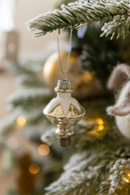 Ornements à paillettes antiques | Lot de 6