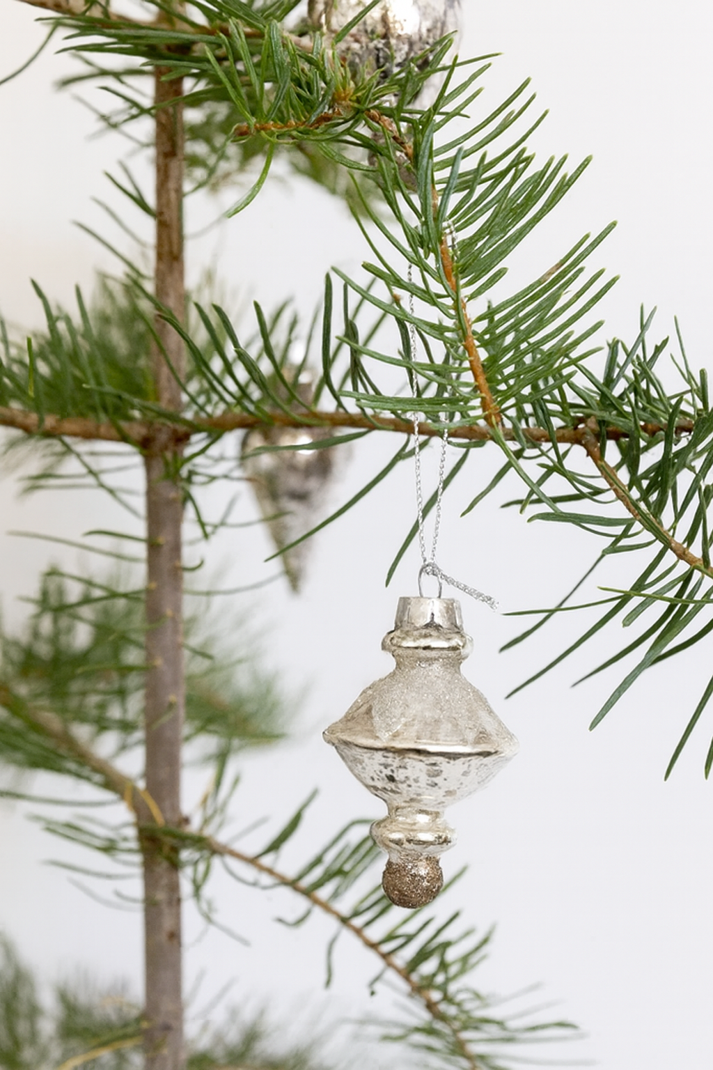 Ornements à paillettes antiques | Lot de 6