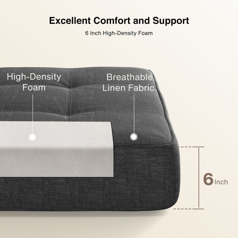 Fauteuil convertible 3 en 1, convertible en lit d'appoint.