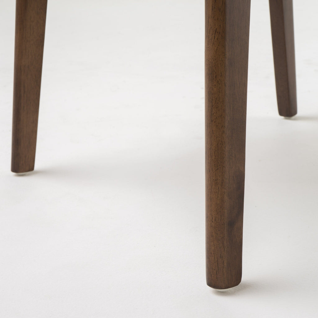 Chaises de salle à manger Abrielle en bois d'hévéa, style moderne du milieu du siècle (lot de 2), par Christopher Knight Home