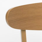 Chaises de salle à manger Abrielle en bois d'hévéa, style moderne du milieu du siècle (lot de 2), par Christopher Knight Home