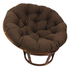 Fauteuil Papasan Bali en rotin de 107 cm avec coussin en sergé